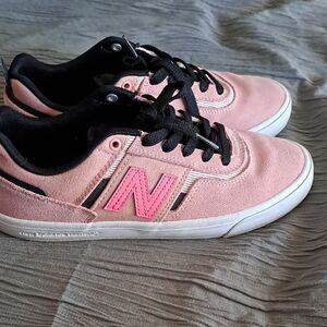 New Balance Pink and Black Athletic Shoes